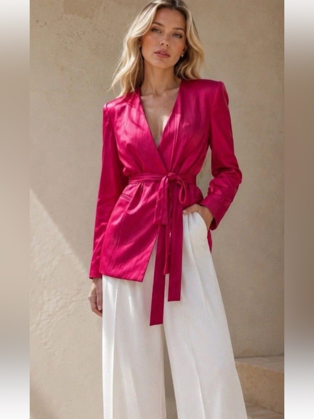 Zara Belted Blazer